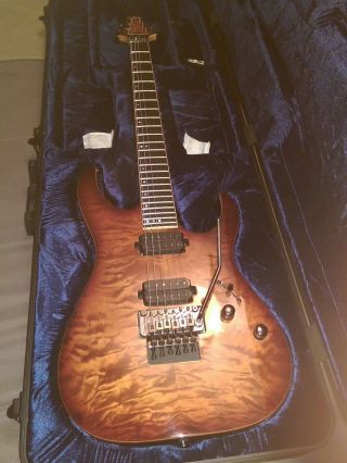 Schecter Banshee Fr P Electric With Case.  Vintage Sunburst Finish.