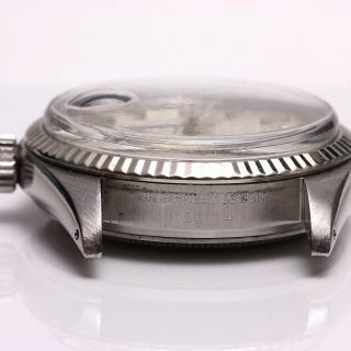 Rolex DateJust ref.  16014 automatic rare silver linen dial gents watch,  $1NR 7