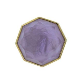 Ippolita Rock Candy Amethyst Mother Of Pearl 18k Gold Ring $2995