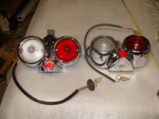 1957 Cadillac Tail Lights Re - Chromed