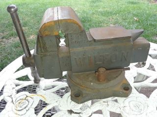 Vintage Wilton 4 - inch Mechanics Swivel Bench Vise Model 1644 - Made In The USA 8