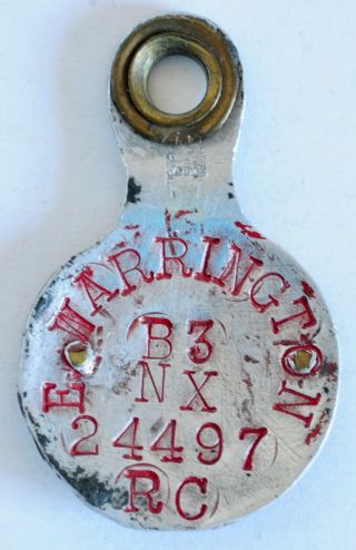 WW II Australian Engineers Cap Badge and Dog Tag NX 24497 - Totally Unique 2