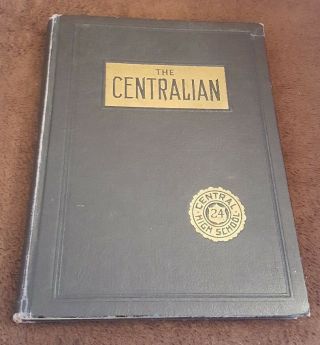 Vintage Robert A Heinlein 1924 Central High School Yearbook Centralian Senior,