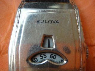 Bulova 13at Jump Hour Art Deco Vintage Swiss Mechanical Digital 1932 Serviced Gf