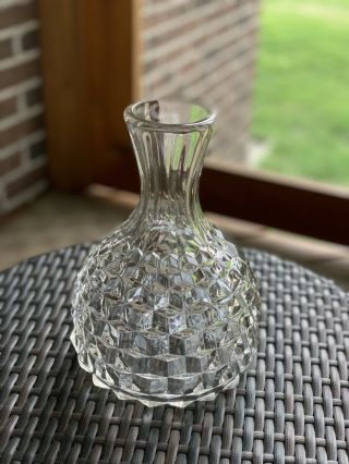 Rare Fostoria American Water Bottle - Vintage