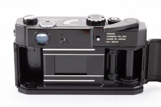 (167) RARE & Black Paint Canon 7 w/50/1.  4 lens & front cap 9