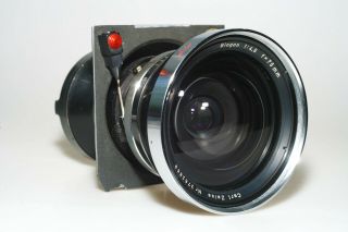 RARE ZEISS BIOGON 75mm 4.  5 on LINHOF TECHNIKA lensboard.  PERFECT GLASS 3