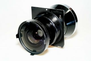 RARE ZEISS BIOGON 75mm 4.  5 on LINHOF TECHNIKA lensboard.  PERFECT GLASS 4