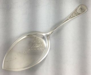 Antique Ivy By Tiffany All Sterling Large Pastry/pie Server - 10 "