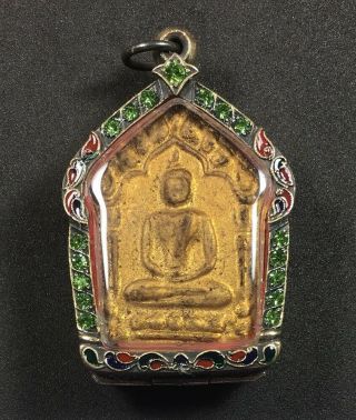 Perfect Phra Khun Paen Lp Tim Takrut Thai Buddha Amulet Pendant