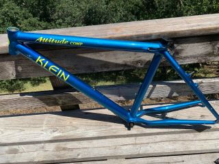 Vintage Klein Attitude Comp Mountain Bike Frame 17 " Serial 20t0498484p