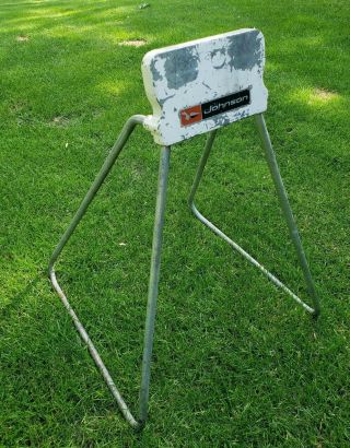 1950s Vintage Johnson Small Outboard Boat Motor Stand Display Decor Antique Lqqk