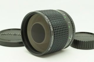 Rare [mint] Minolta Rf Rokkor 250mm F5.  6 Reflex Mirror Lens From Japan