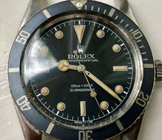 Vintage Rolex SUBMARINER 5508 5