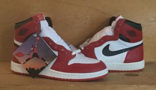 Vintage 1985 Nike Air Jordan 1 Chicago Bred Ds Flight Force Size 9 Read Ad