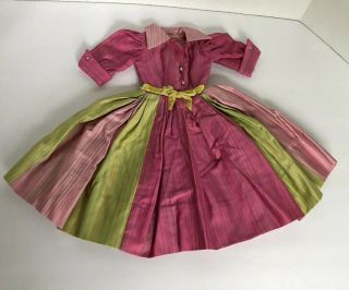 Vtg Madame Alexander 20 - 21” Cissy Watermelon Dress 2116 - 1957 Tagged NO DOLL 2