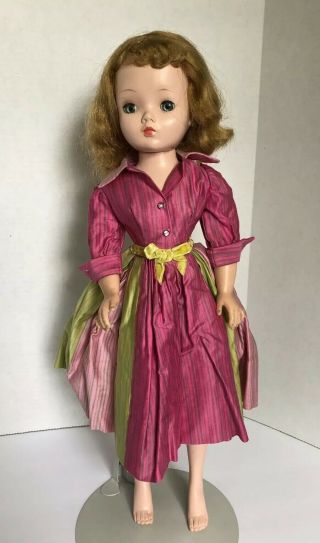 Vtg Madame Alexander 20 - 21” Cissy Watermelon Dress 2116 - 1957 Tagged NO DOLL 7