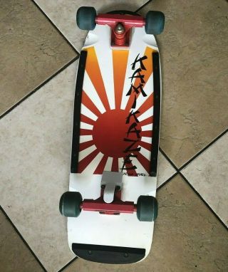 Vintage 1980s Action Sports Kamikaze Complete Skateboard -