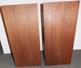 ACOUSTIC RESEARCH AR 2 AX SPEAKERS 1968 VINTAGE WALNUT CABINETS SWEET 6