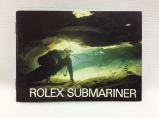 Rolex Submariner Vintage Booklet 1988 In English 594.  02,