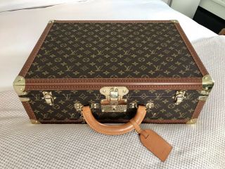 Vintage (circa 1998) Louis Vuitton M21328 Bisten 50 Hardsided Trunk Suitcase