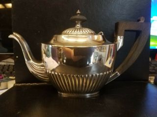 Solid Silver Edwardian Teapot