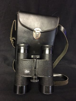 Vintage Leitz 7x35b Trinovid Binoculars Germany W/case Optics