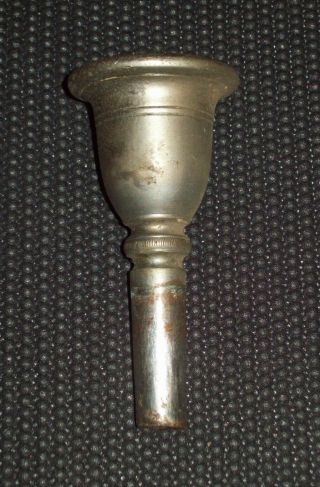 Antique Euphonium Tuba Mouthpiece Conn Helleberg vintage 3