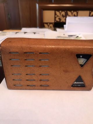 Rare 1958 Toshiba Transistor Radio 6tr - 188