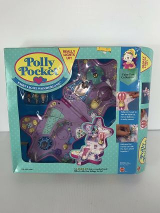 Polly Pocket Fairy Light Wonderland Vintage 1993 Bluebird Box