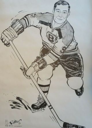 Boston Bruins - Set of 6 Vintage Posters - Jim Dobbins dated 1971 3