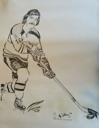 Boston Bruins - Set of 6 Vintage Posters - Jim Dobbins dated 1971 4