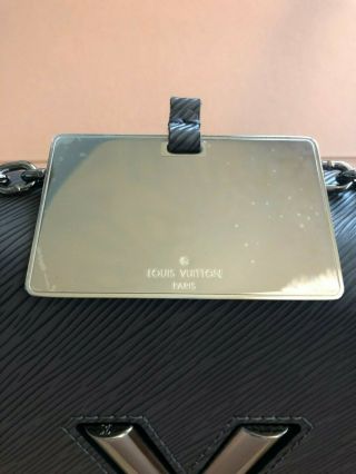 Louis Vuitton Epi Leather Twist MM Rare Gunmetal Hardware Pepper/ Black FreeShip 8