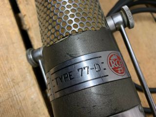 RCA TYPE 77 - D RIBBON MICROPHONE - VINTAGE CLASSIC FULLY SERVICED BY AEA 8
