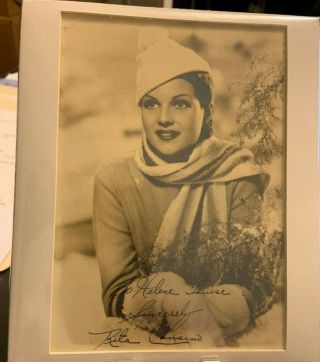 Vintage 1930s Rita (cansino) Hayworth Signed/inscribed Photo - Very Scarce/rare