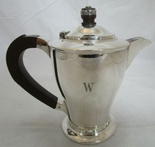 Smart George Vi Art Deco Sterling Silver Coffee Pot,  404 Grams,  1940