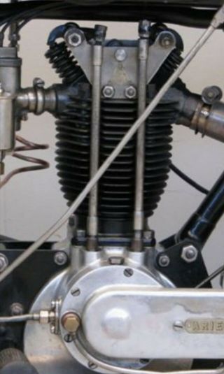 ARIEL Ohv head British JAP Triumph BSA single cylinder antique motorcycle 1920s 12