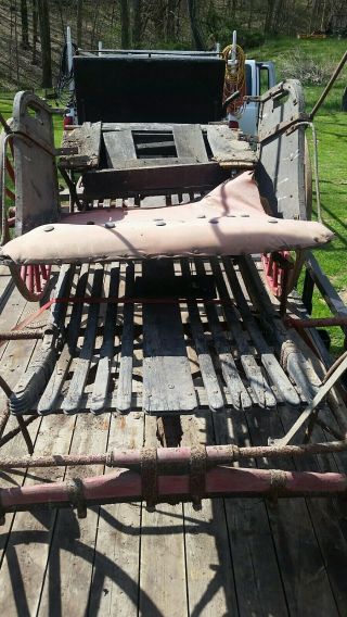 Antique Horse Drawn Swab Carriage Co? Vintage Wagon Buggy Cart.  Late1800’s 8