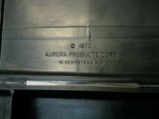 Vintage 1973 Aurora TYCO/AFX Pit Kit Carry Case with 12 Slot Cars 12