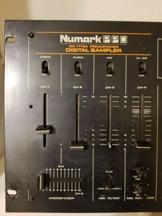 Numark DM 1775 PPD Vintage Mixer sampler Digital PPD DJ PRO 2