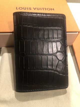 Rare Louis Vuitton Crocodilien Mat Pocket Organiser