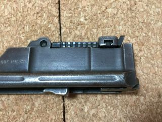Mauser Broomhandle C96 Barrel & Barrel Extension w/ Complete Rear Sight Assembly 10