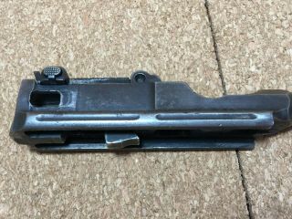 Mauser Broomhandle C96 Barrel & Barrel Extension w/ Complete Rear Sight Assembly 12