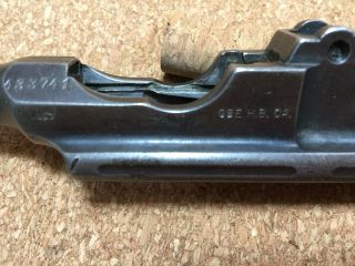 Mauser Broomhandle C96 Barrel & Barrel Extension w/ Complete Rear Sight Assembly 2
