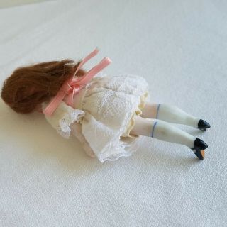 ANTIQUE GERMAN FRENCH - TYPE SLIM BISQUE DOLLHOUSE DOLL 4 