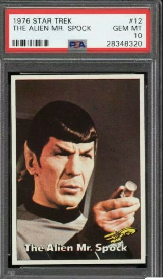 1976 Topps Star Trek - The Alien Mr.  Spock Psa 10 Gem - Rare - Pop 3