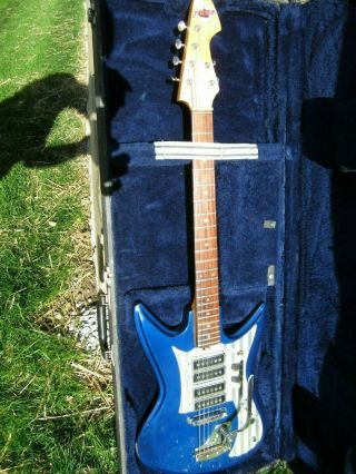 Vintage Teisco Del Rey " Sharkfin " Model Et - 460