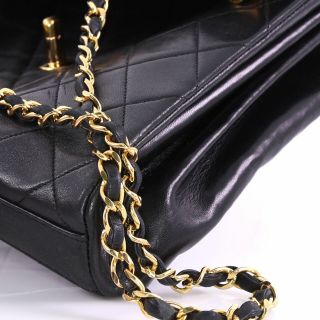 Chanel Vintage Square Classic Flap Bag Quilted Lambskin Small 6