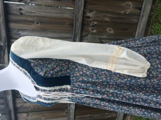 GUNNE SAX Floral Romantic Prairie Hippy Country Victorian Maxi w/Pockets 11/13 4