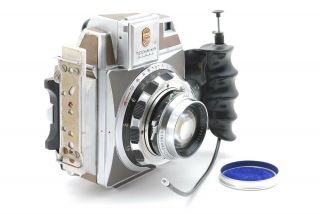 【VERY RARE OPTICAL MINT】LINHOF TECHNIKA PRESS 6X9 W/ PLANAR 100mm f/2.  8 Lens Set 3